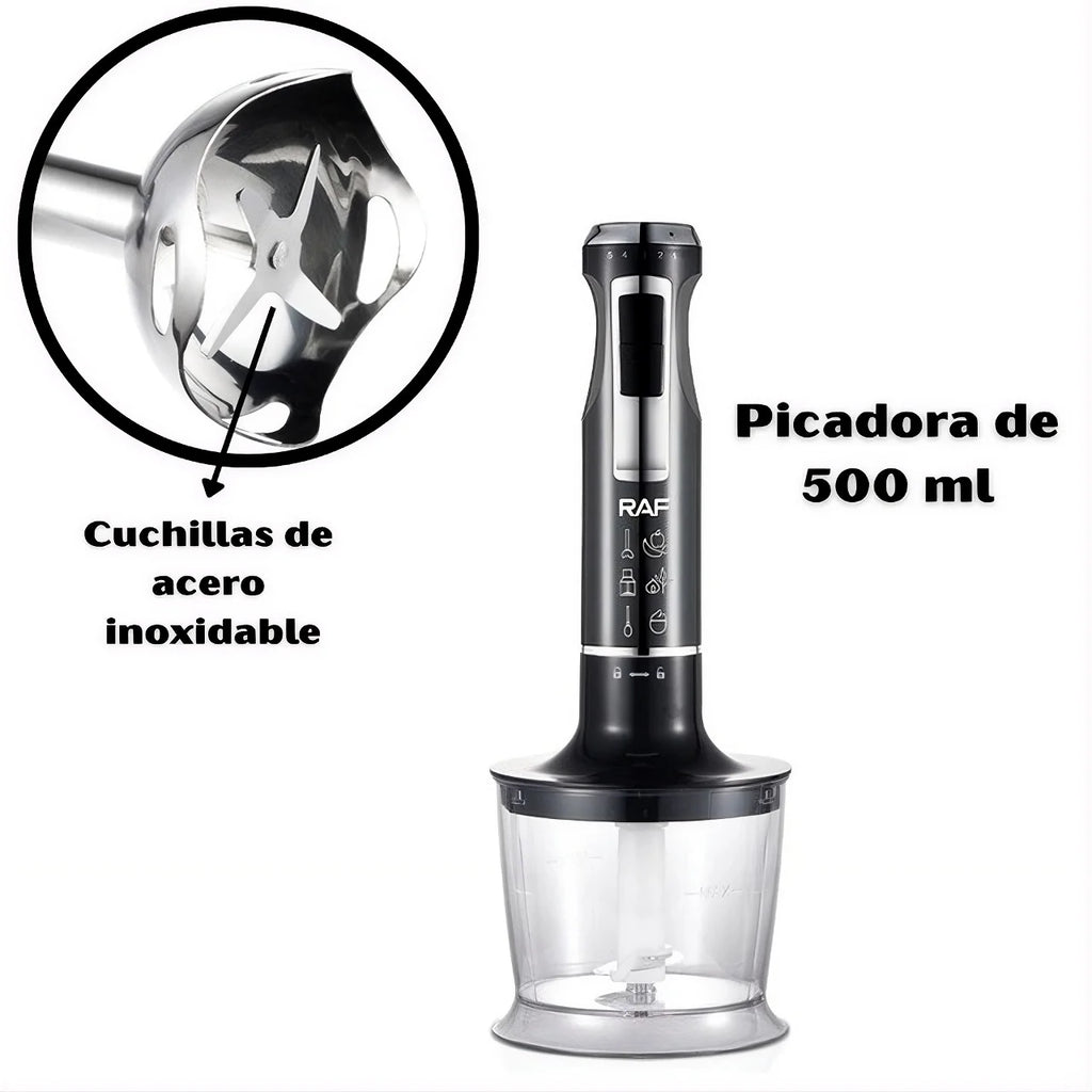 Set de Licuadora y Batidora 4 en 1 RAF ¡Potencia para tu Negocio u Hogar! 🍓🍹