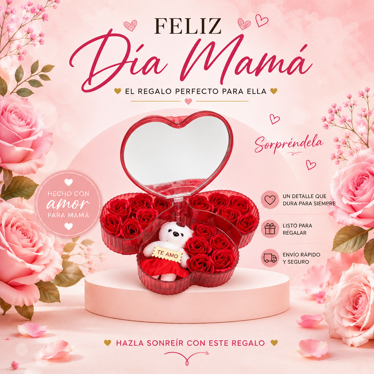 El detalle que sorprendera a Mamá 🧸🌹