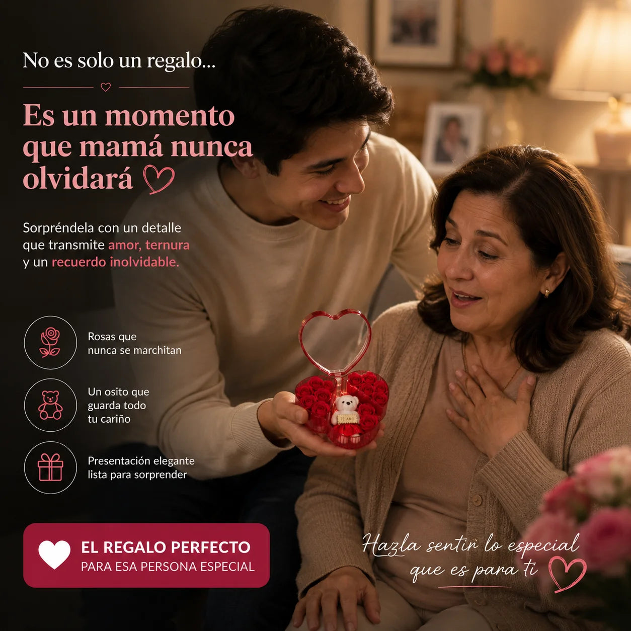 El detalle que sorprendera a Mamá 🧸🌹