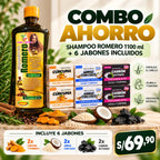 Shampoo de Romero + Jabón Artesanal ⭐ ¡CUIDA TU PIEL DE FORMA NATURAL!