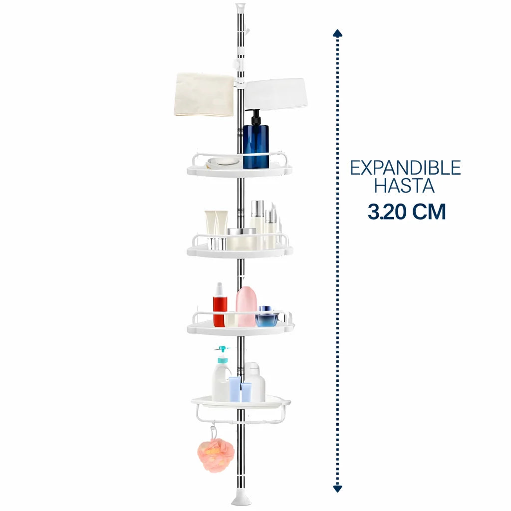 Esquinero de Baño Ajustable Multifuncional 🚿🛁