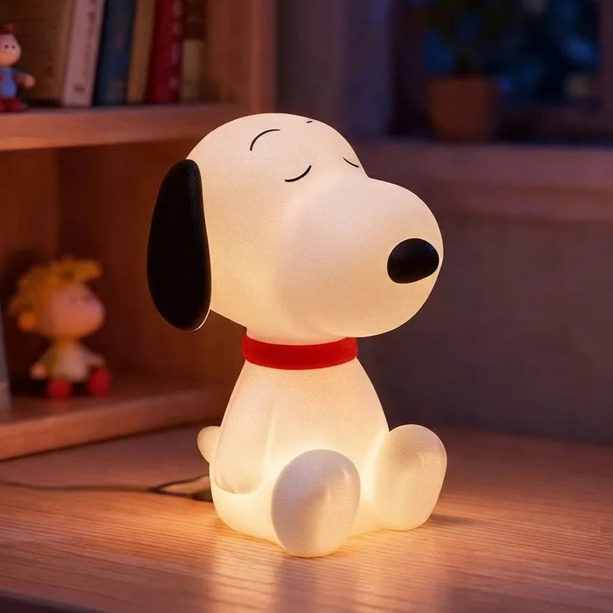 Lampara Touch de Snoopy 🌙 ¡ILUMINA CON TERNURA!