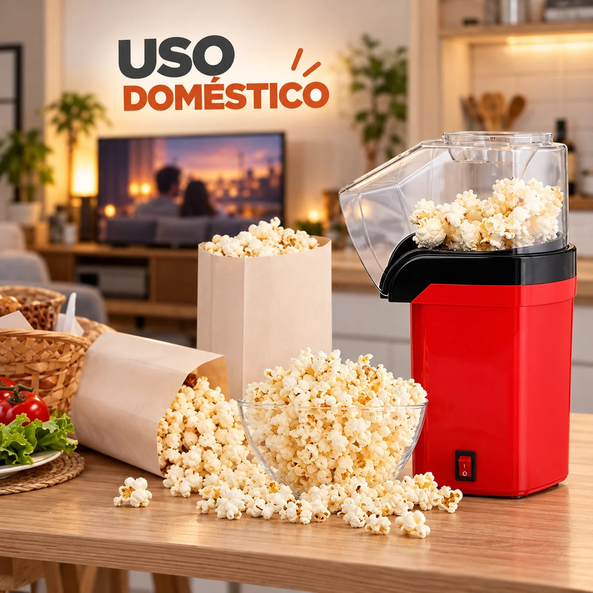 Maquina para hacer Canchita 🍿 ¡DISFRUTA DE CINE EN CASA!