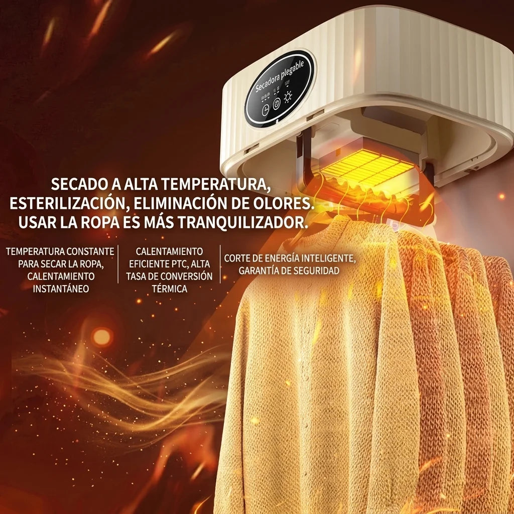Secador de Ropa Portátil 🧥 ¡Tu ropa seca y lista al dia!