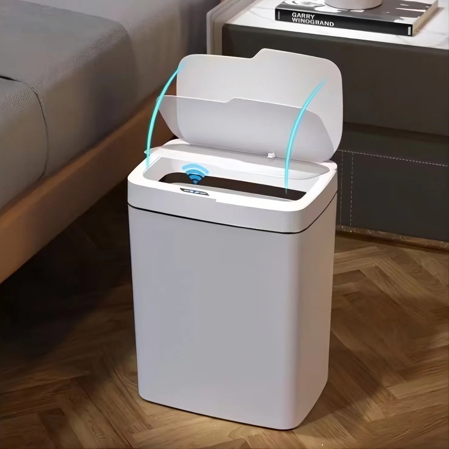 Tacho de Basura Inteligente con Sensor Automático 🗑️✨