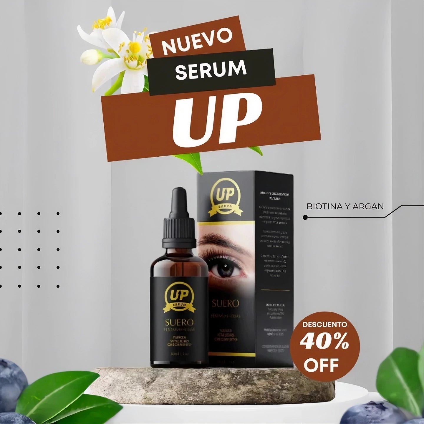 SERUM UP - Pestañas Y Cejas ✨ ¡El Secreto para una mirada irresistible!